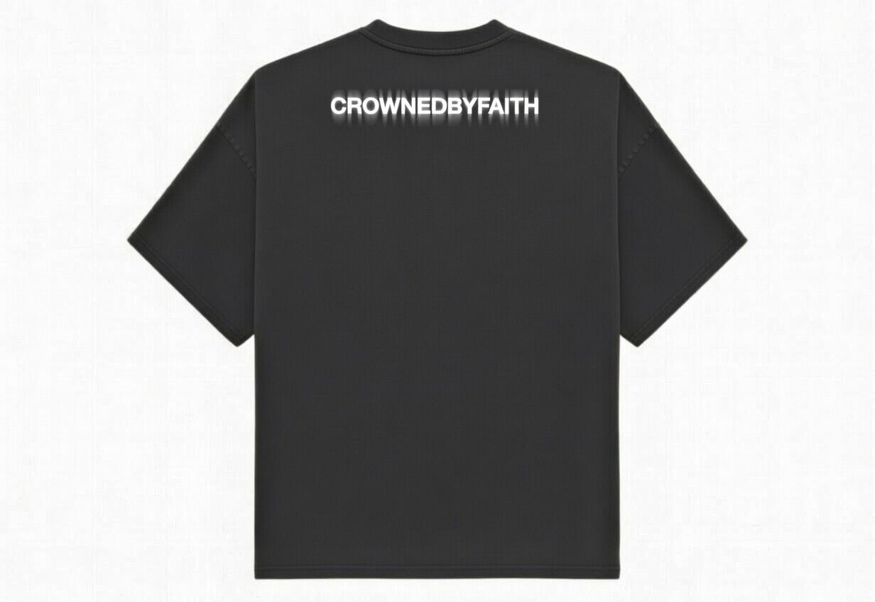 CROWNEDBYFAITH ETHEREAL KING” graphic tee