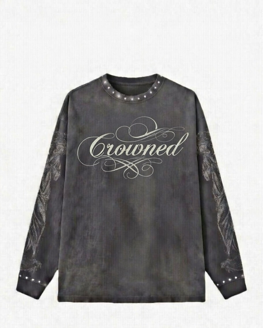 CROWNEDBYFAITH cursive thermal