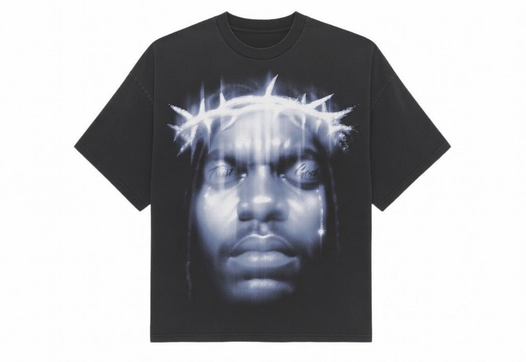 CROWNEDBYFAITH ETHEREAL KING” graphic tee