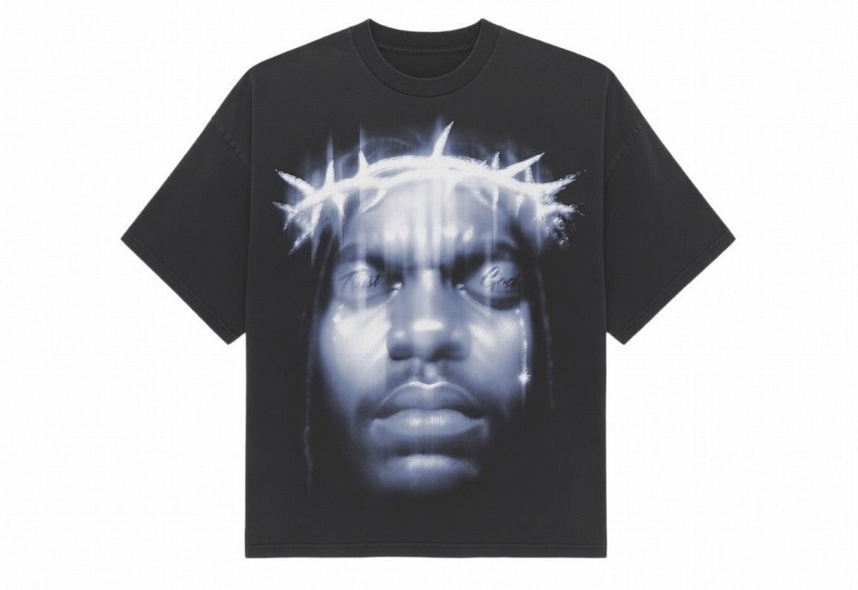 CROWNEDBYFAITH ETHEREAL KING” graphic tee
