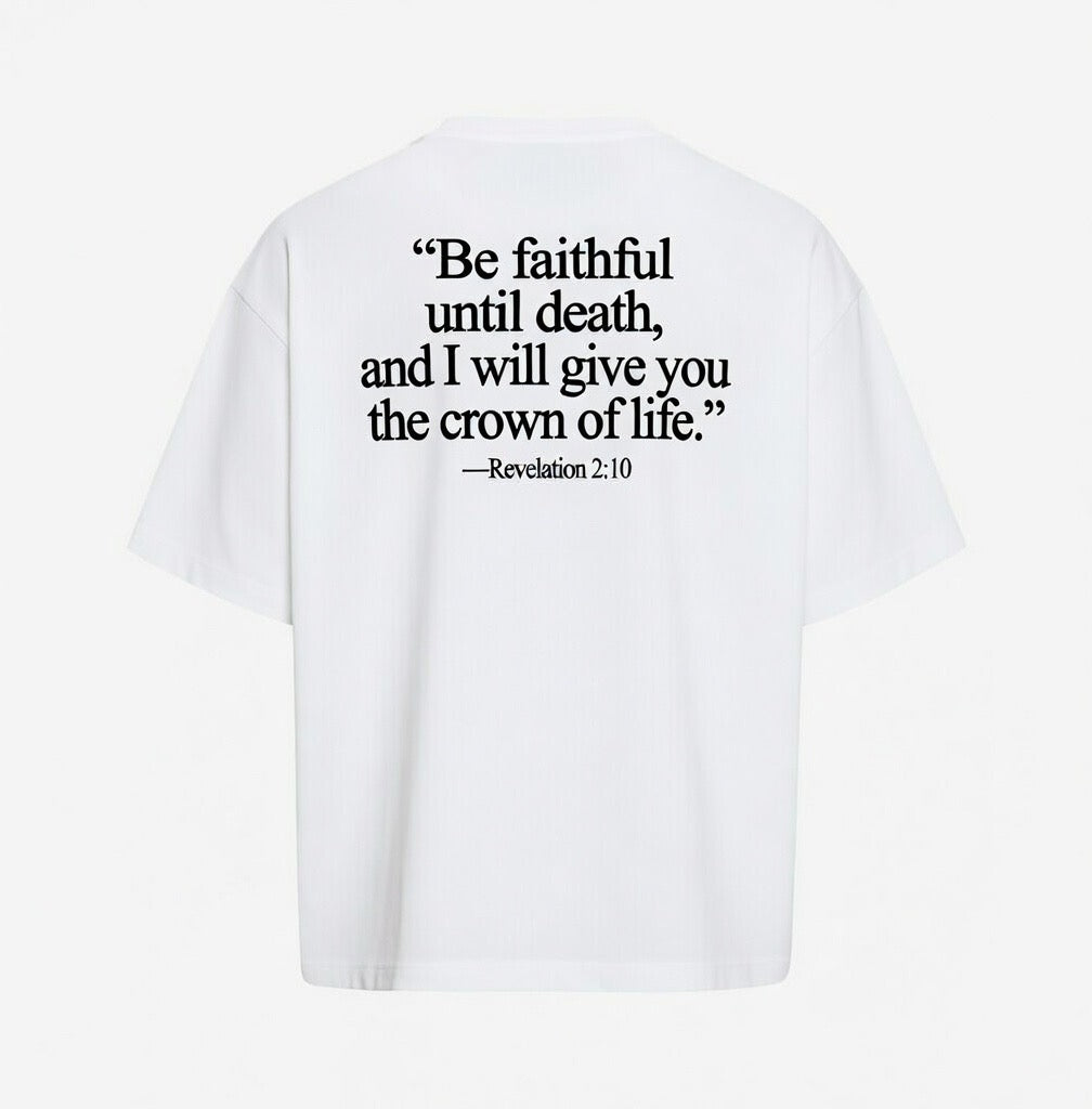 CROWNEDBYFAITH “CROWNED BY FAITH” Boxy Teeshirt