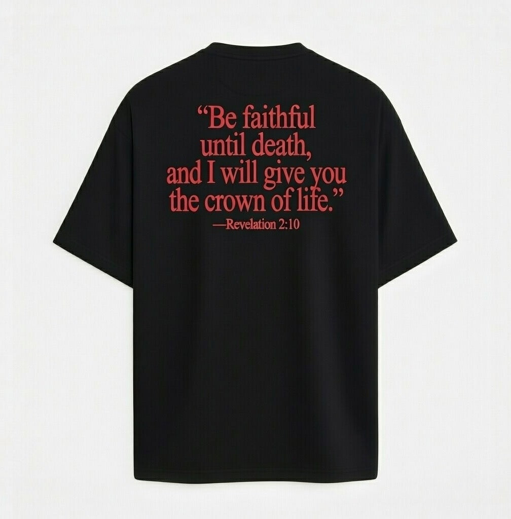 CROWNEDBYFAITH “CROWNED BY FAITH” Boxy Teeshirt